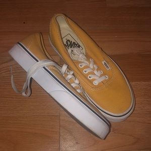 Mustard Authentic Vans